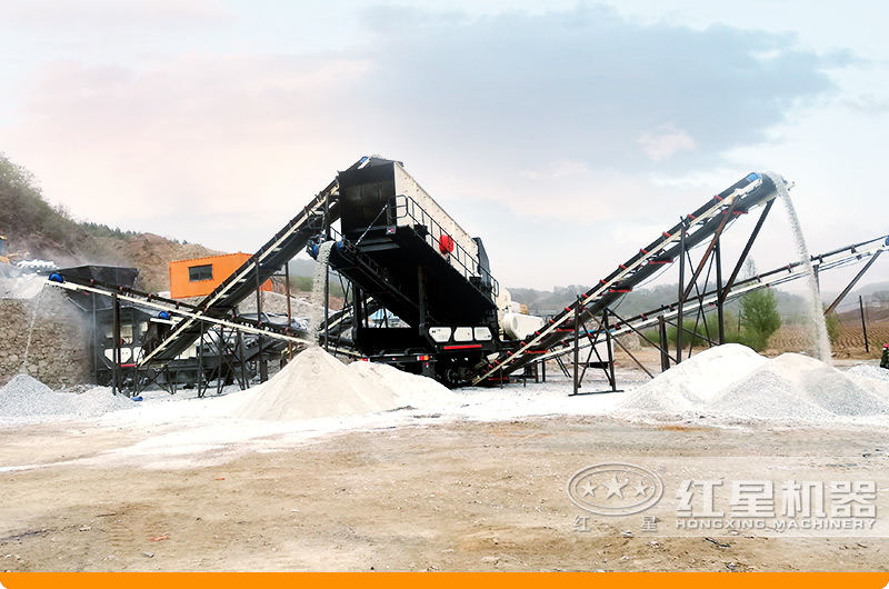 河北承德河卵石制砂項目現場 河北承德河卵石制砂項目現場