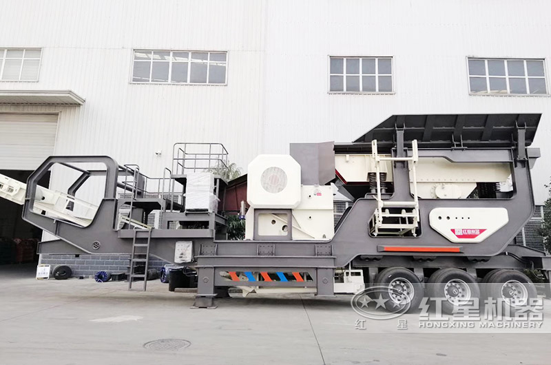 移動車載碎石機圖片、配鄂破機 移動車載碎石機圖片、配鄂破機