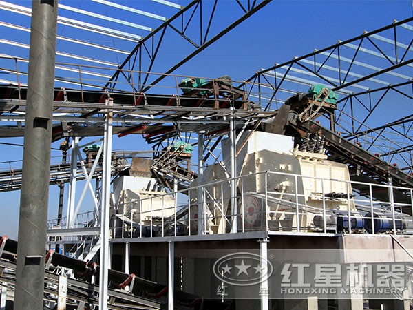 配1520反擊破和給料機石子生產(chǎn)線 配1520反擊破和給料機石子生產(chǎn)線