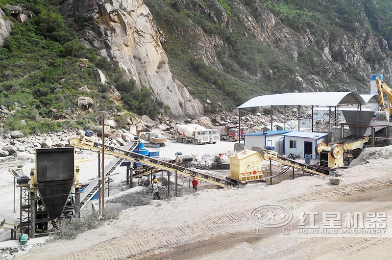 時產200噸制沙生產線現(xiàn)場圖片 時產200噸制沙生產線現(xiàn)場圖片