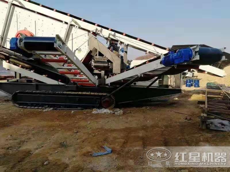 客戶移動破碎站生產現場圖 客戶移動破碎站生產現場圖