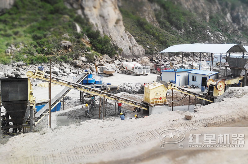 河南安陽(yáng)河卵石制砂碎石生產(chǎn)線，級(jí)配好，使用率高