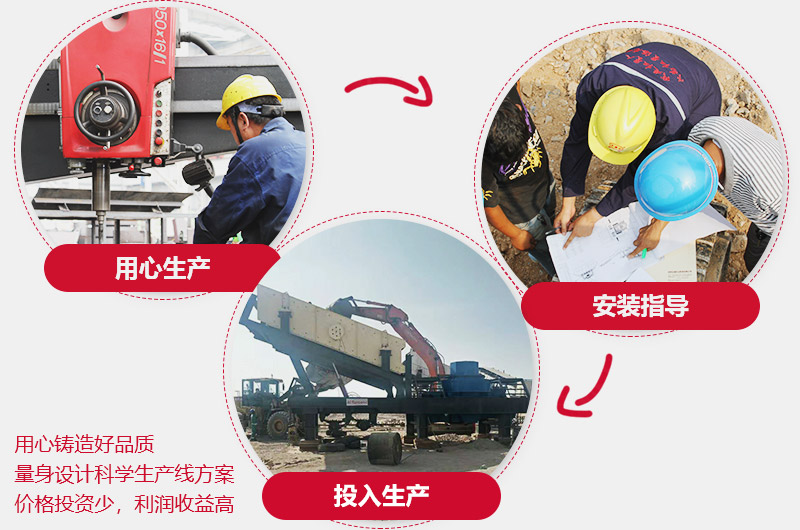 紅星柴油發電大型移動碎沙機