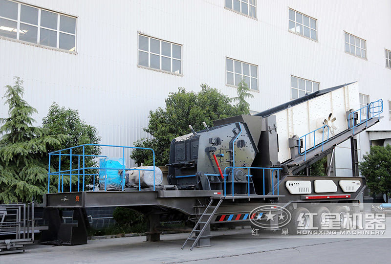 移動石子反擊式制砂機 移動石子反擊式制砂機