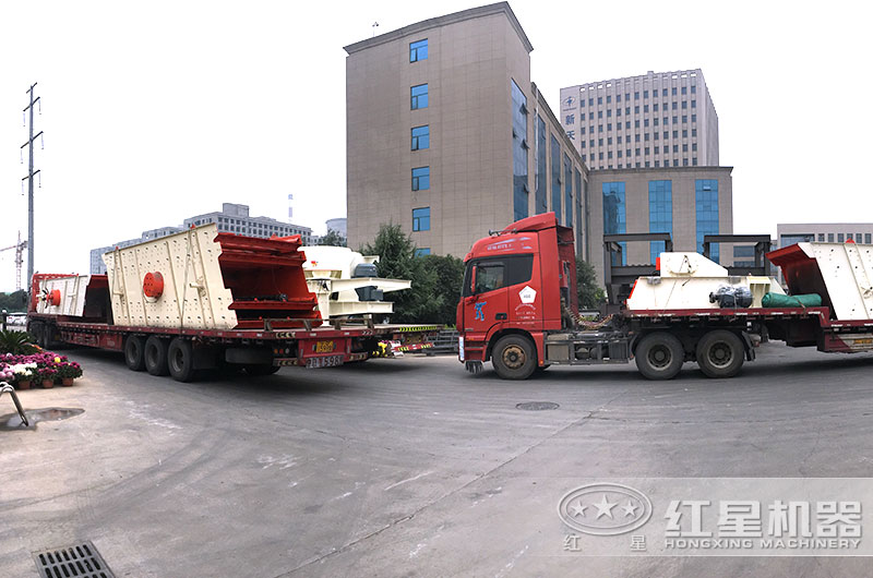 全套時產(chǎn)200噸石料破碎制砂生產(chǎn)線設備發(fā)貨 全套時產(chǎn)200噸石料破碎制砂生產(chǎn)線設備發(fā)貨