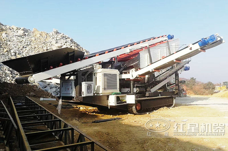 振動(dòng)篩履帶破碎一體機(jī) 振動(dòng)篩履帶破碎一體機(jī)