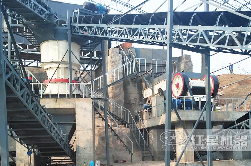 河南客戶石頭破碎生產線圖 河南客戶石頭破碎生產線圖