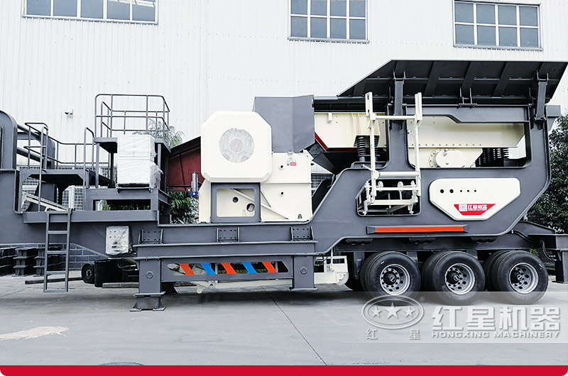 鄂式輪胎移動破碎站圖片 鄂式輪胎移動破碎站圖片