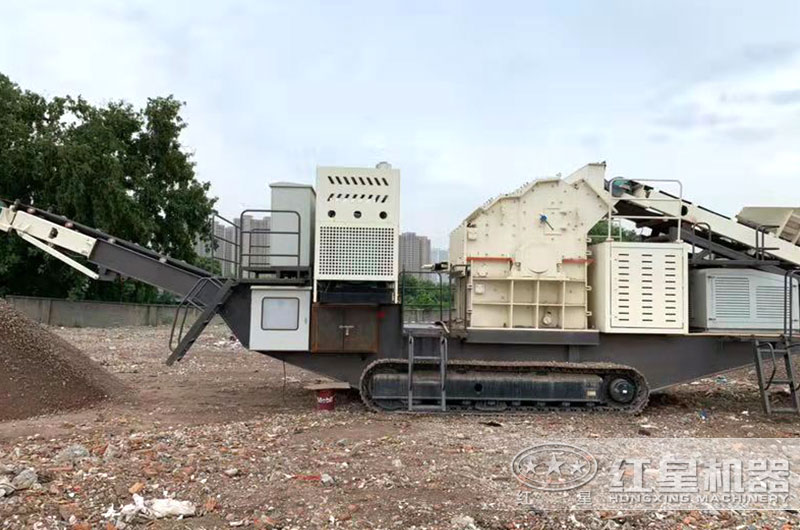 浙江客戶履帶式碎石機作業現場 浙江客戶履帶式碎石機作業現場