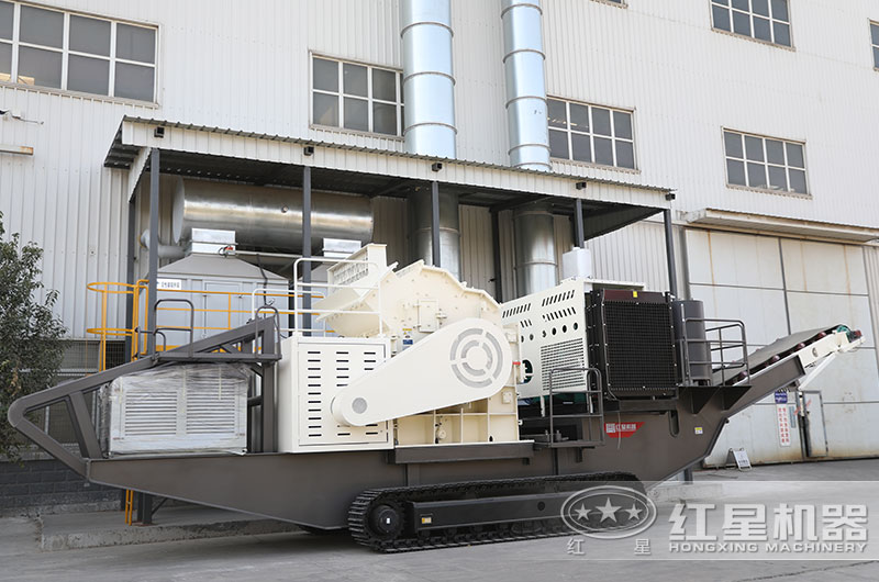 小型建筑垃圾制砂機設備,履帶式移動 小型建筑垃圾制砂機設備,履帶式移動