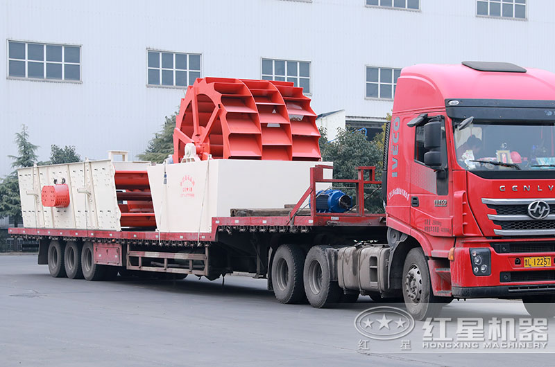 風化石洗沙生產線設備發貨 風化石洗沙生產線設備發貨