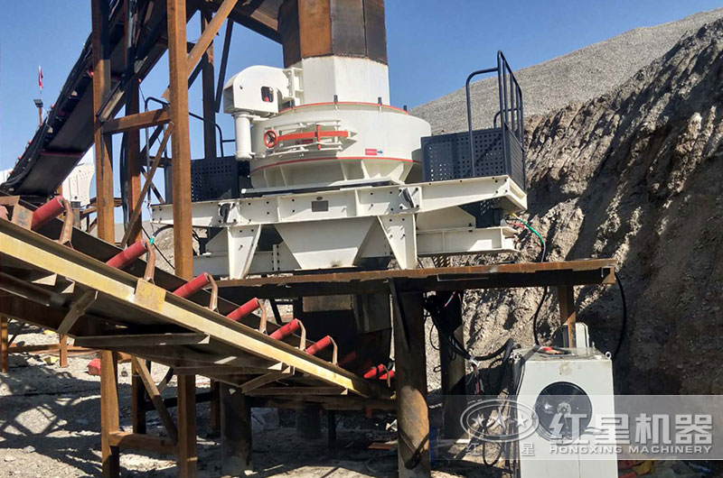 制砂機(jī)工作實(shí)拍圖 制砂機(jī)工作實(shí)拍圖