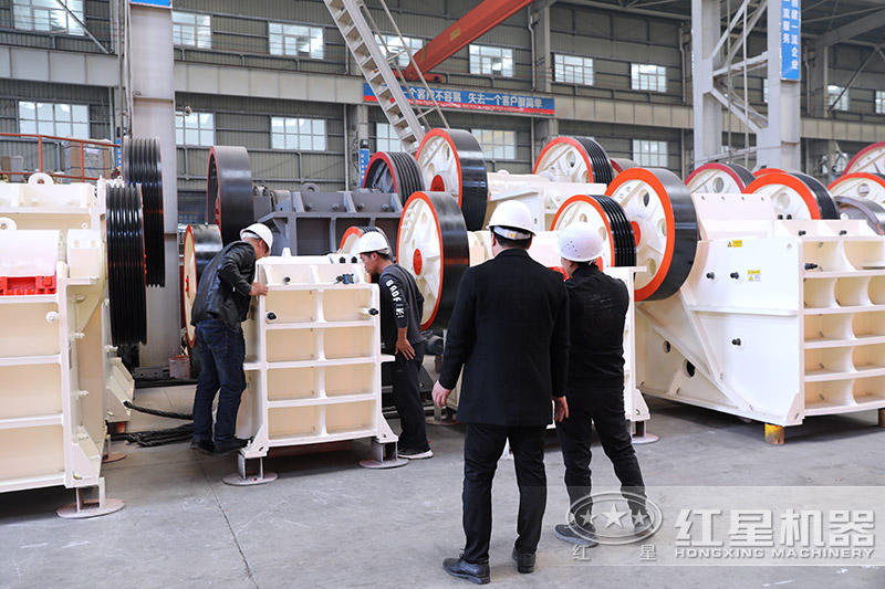客戶參觀紅星鄂破機 客戶參觀紅星鄂破機