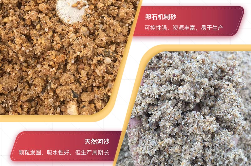 卵石機制砂與河沙對比 卵石機制砂與河沙對比