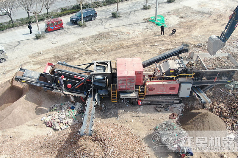 山東濟(jì)南建筑垃圾破碎現(xiàn)場(chǎng) 山東濟(jì)南建筑垃圾破碎現(xiàn)場(chǎng)