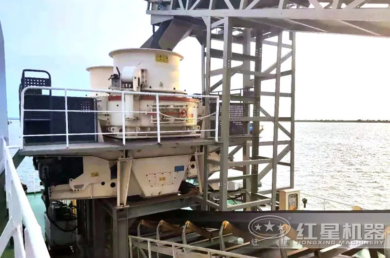 船載HVI制砂機現場 船載HVI制砂機現場