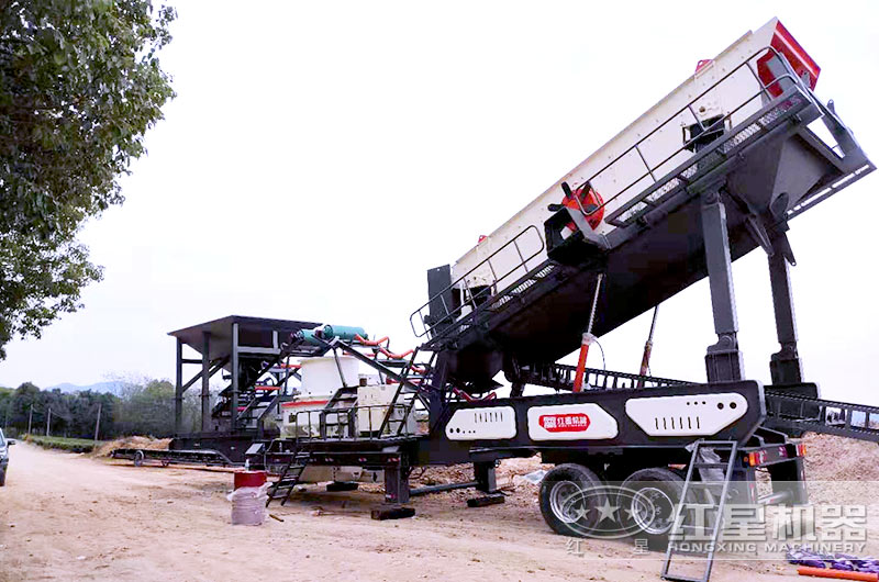 流動打砂一體機作業現場 流動打砂一體機作業現場